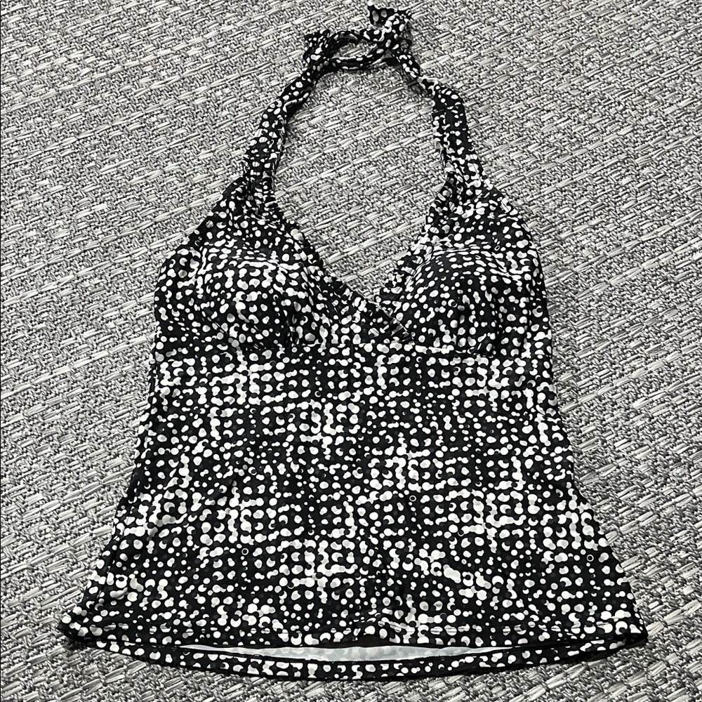Krista | Polka Dot Tankini Swim Top
